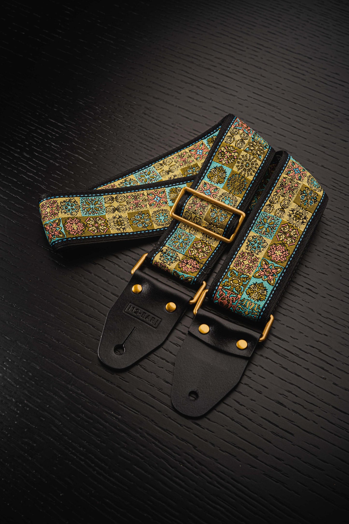 Tibetan vintage retro guitar strap