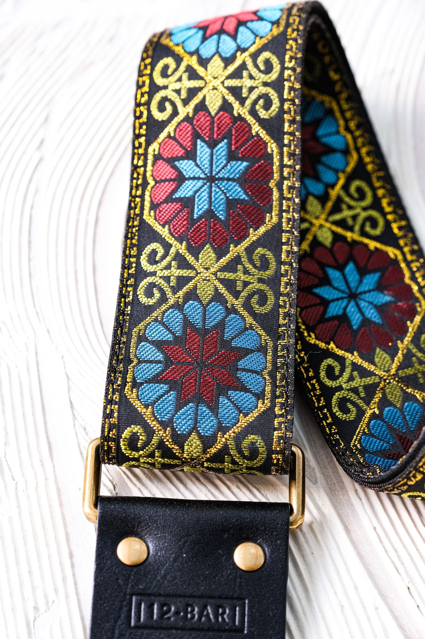 Cairo vintage retro guitar strap