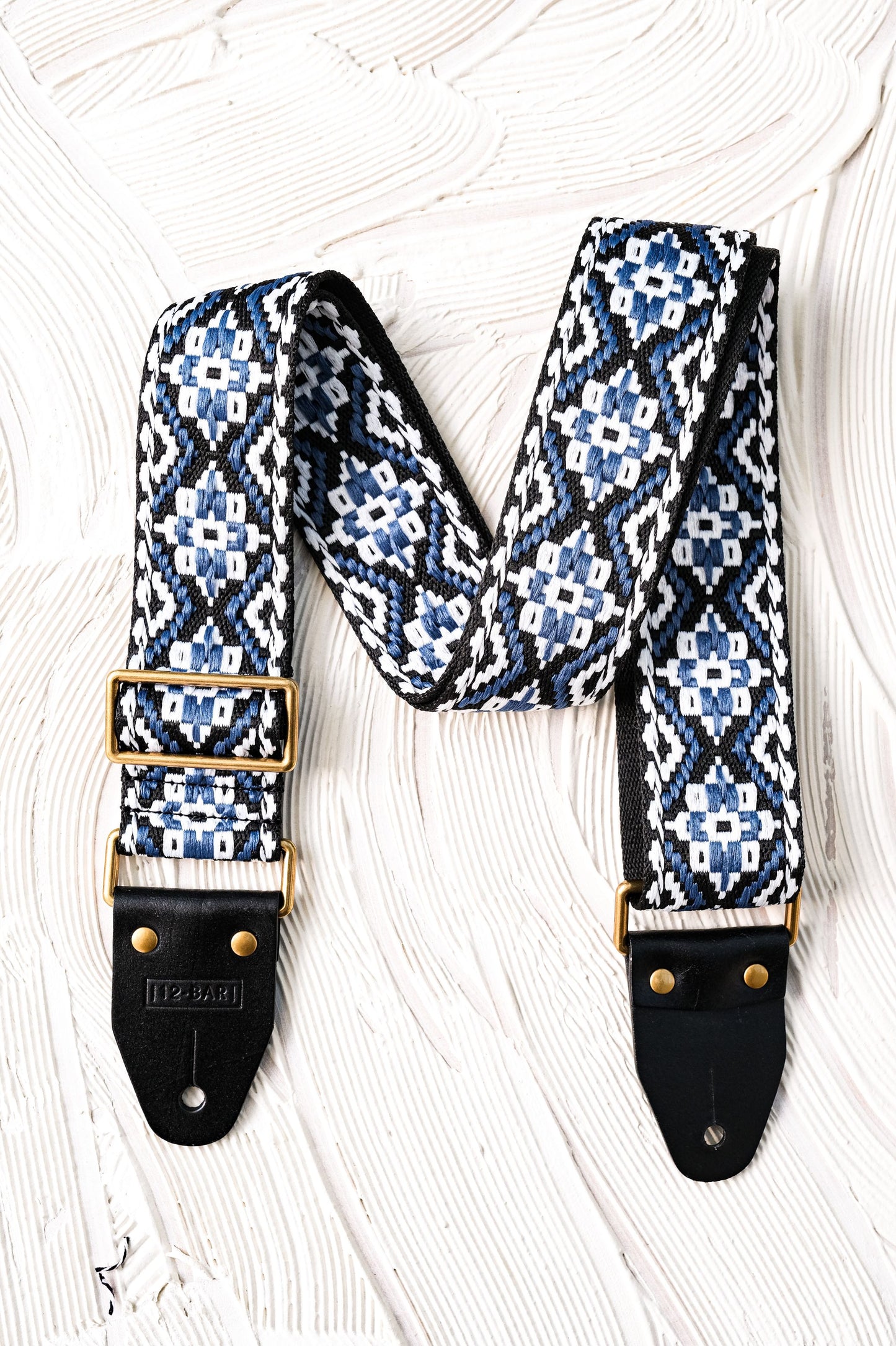 Marrakech Navy vintage retro guitar strap