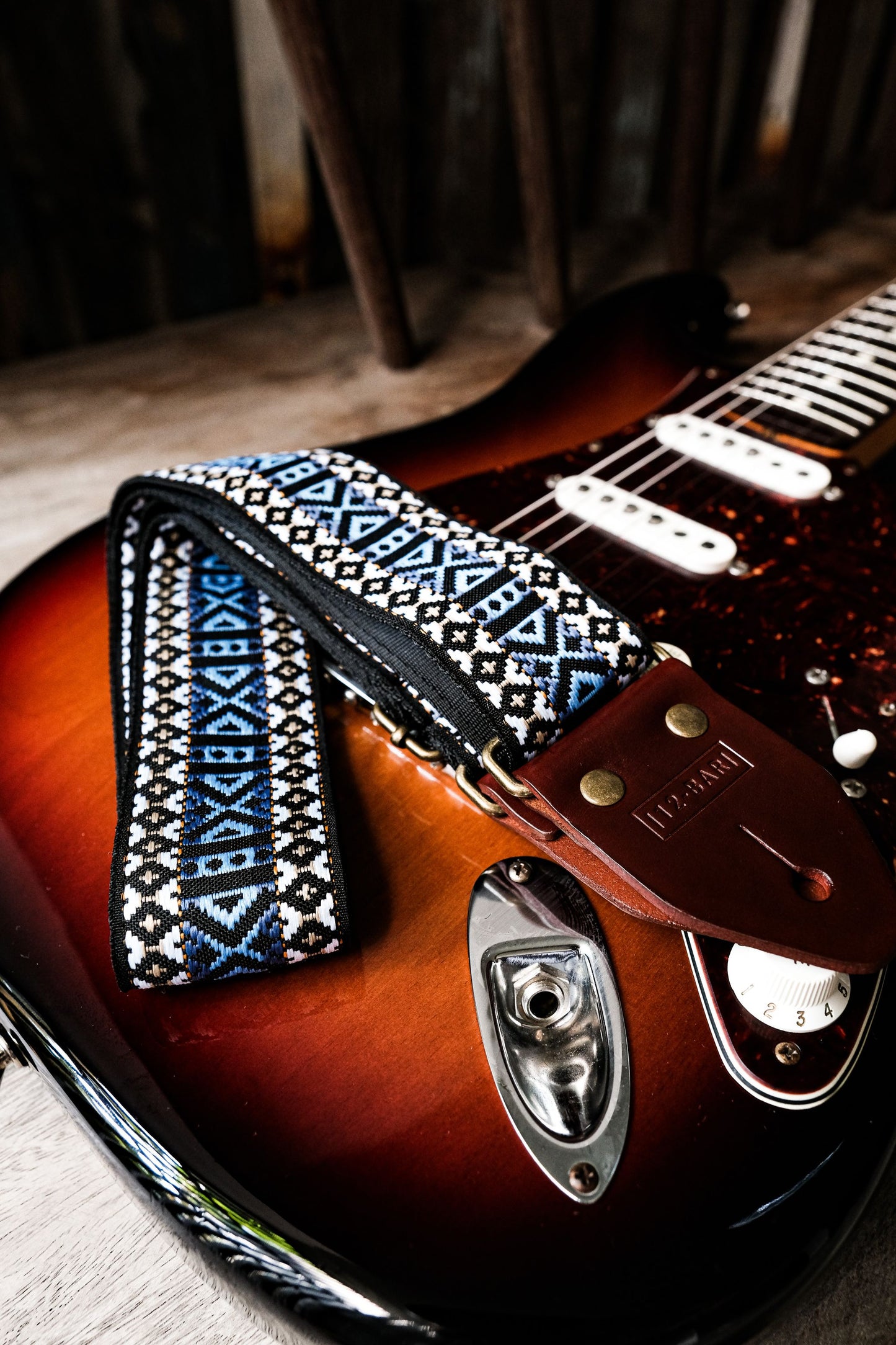 Rimba vintage handmade traditional guitar strap