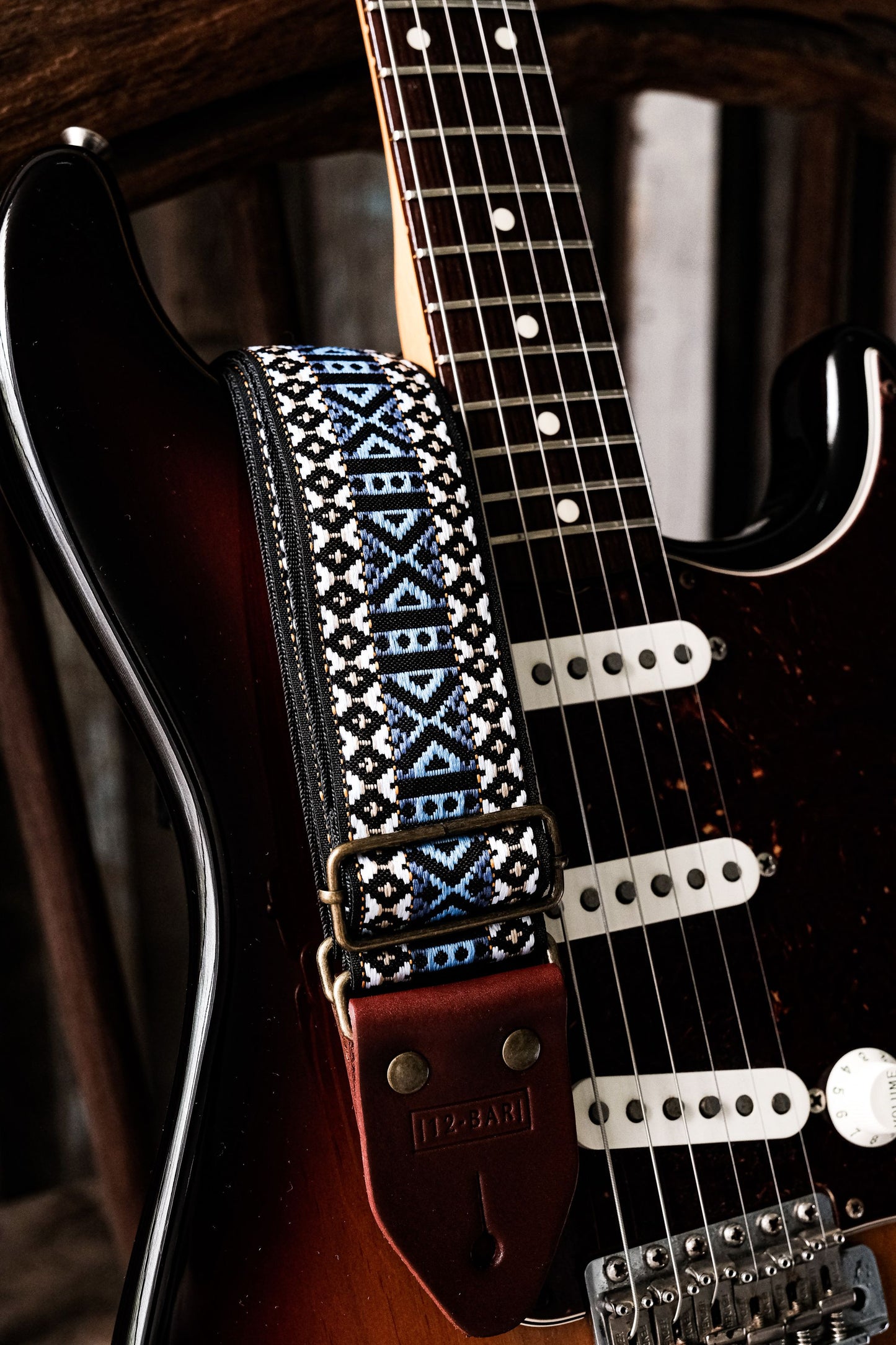 Rimba vintage handmade traditional guitar strap