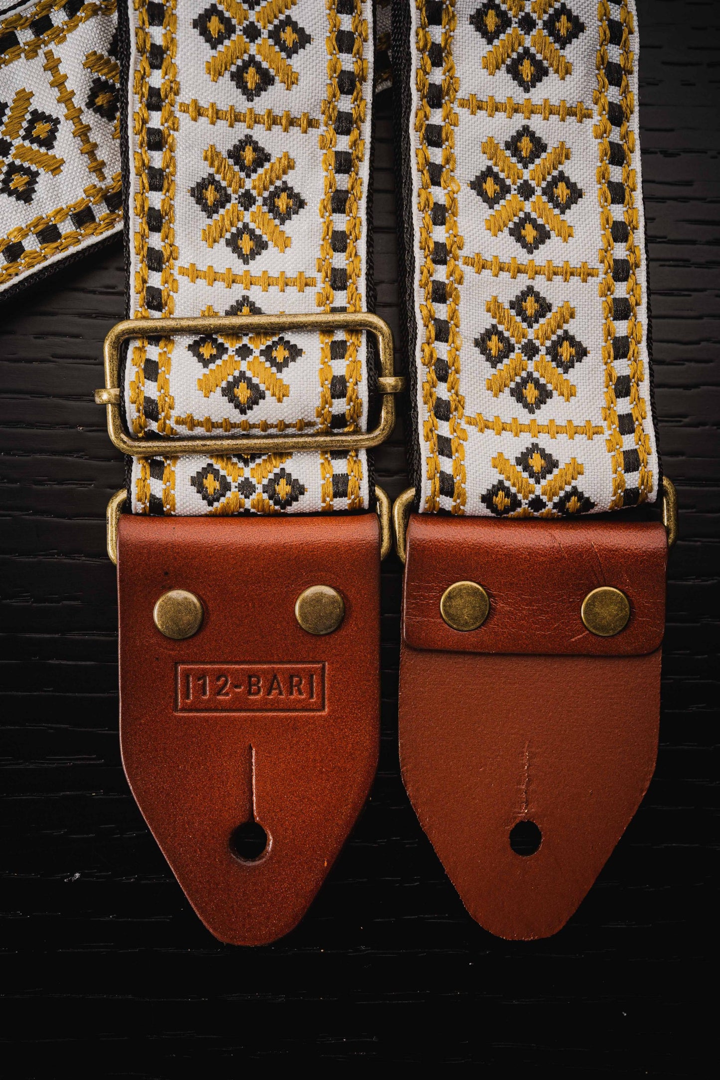 Aztec vintage retro guitar strap