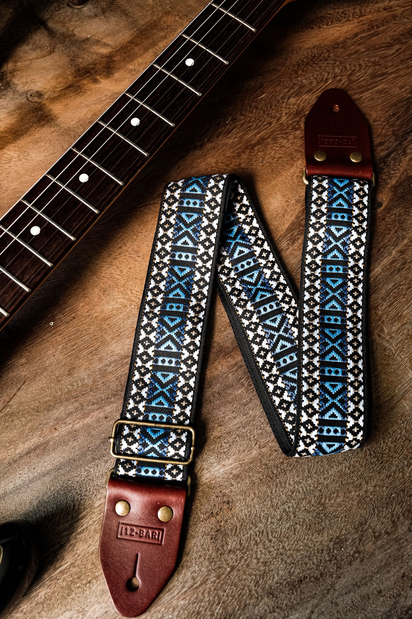 Rimba vintage handmade traditional guitar strap